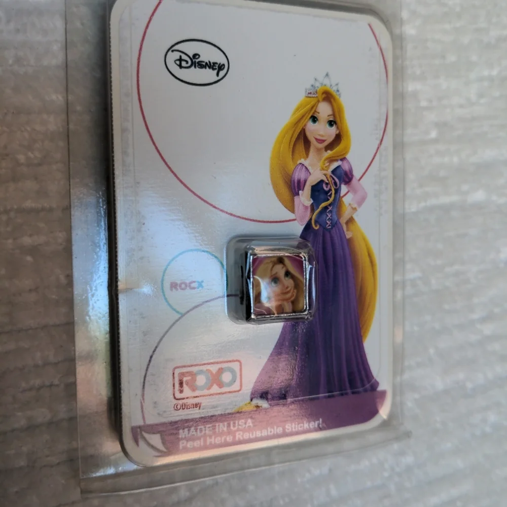 Disney Rapunzel ROXO Charm And Sticker Tangled Movie